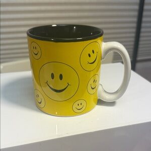 Cheerful Yellow Smiley Mugs